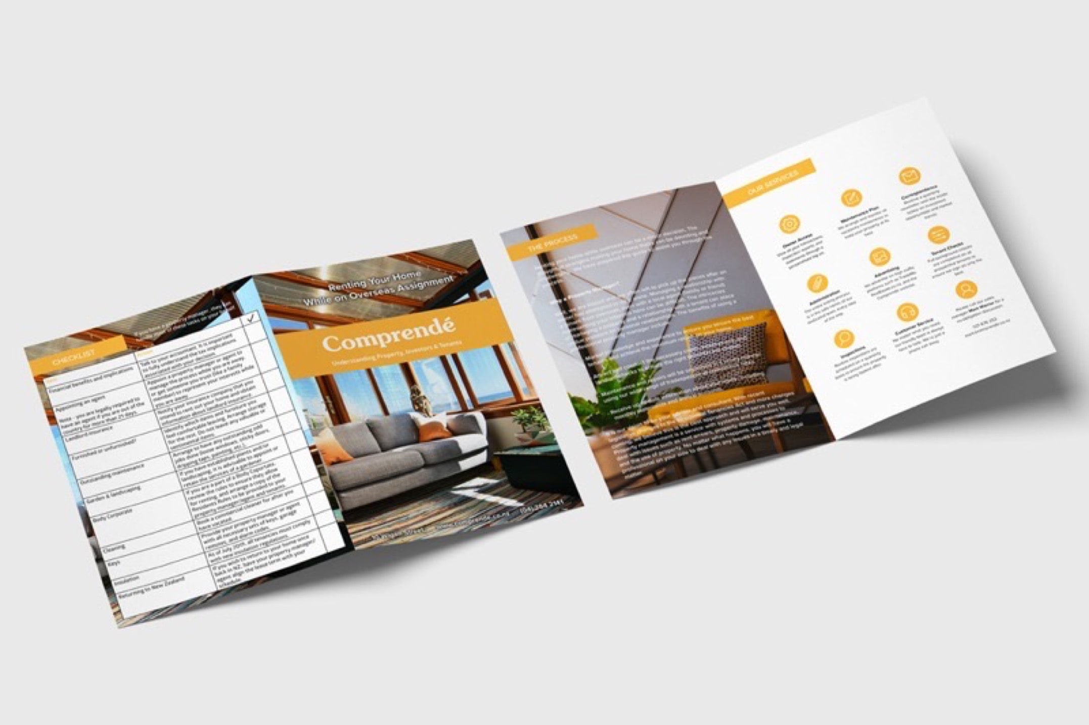 Comprende's marketing collateral Comprende's marketing collateral