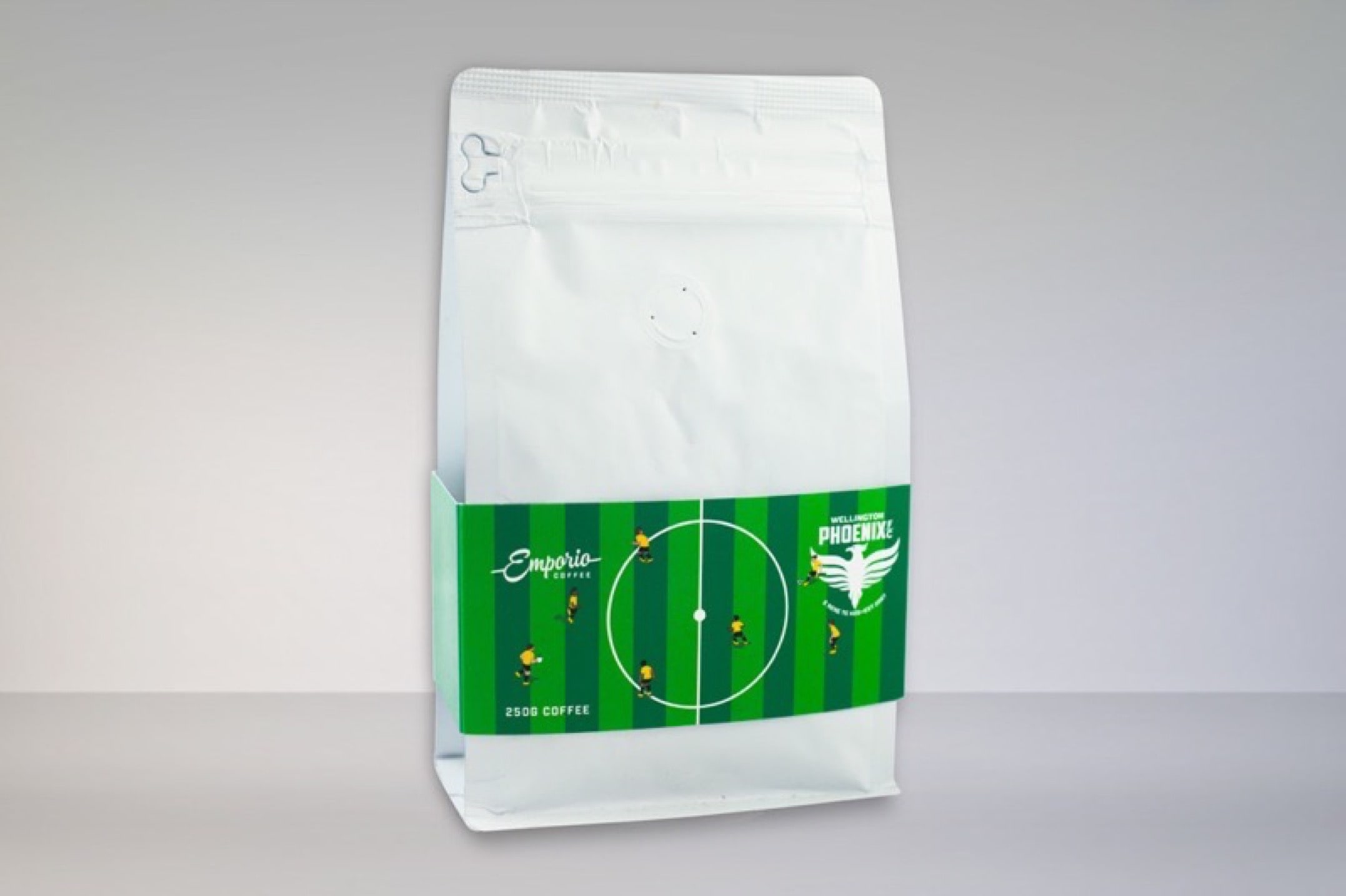 Emporio Coffee's Phoenix coffee packaging