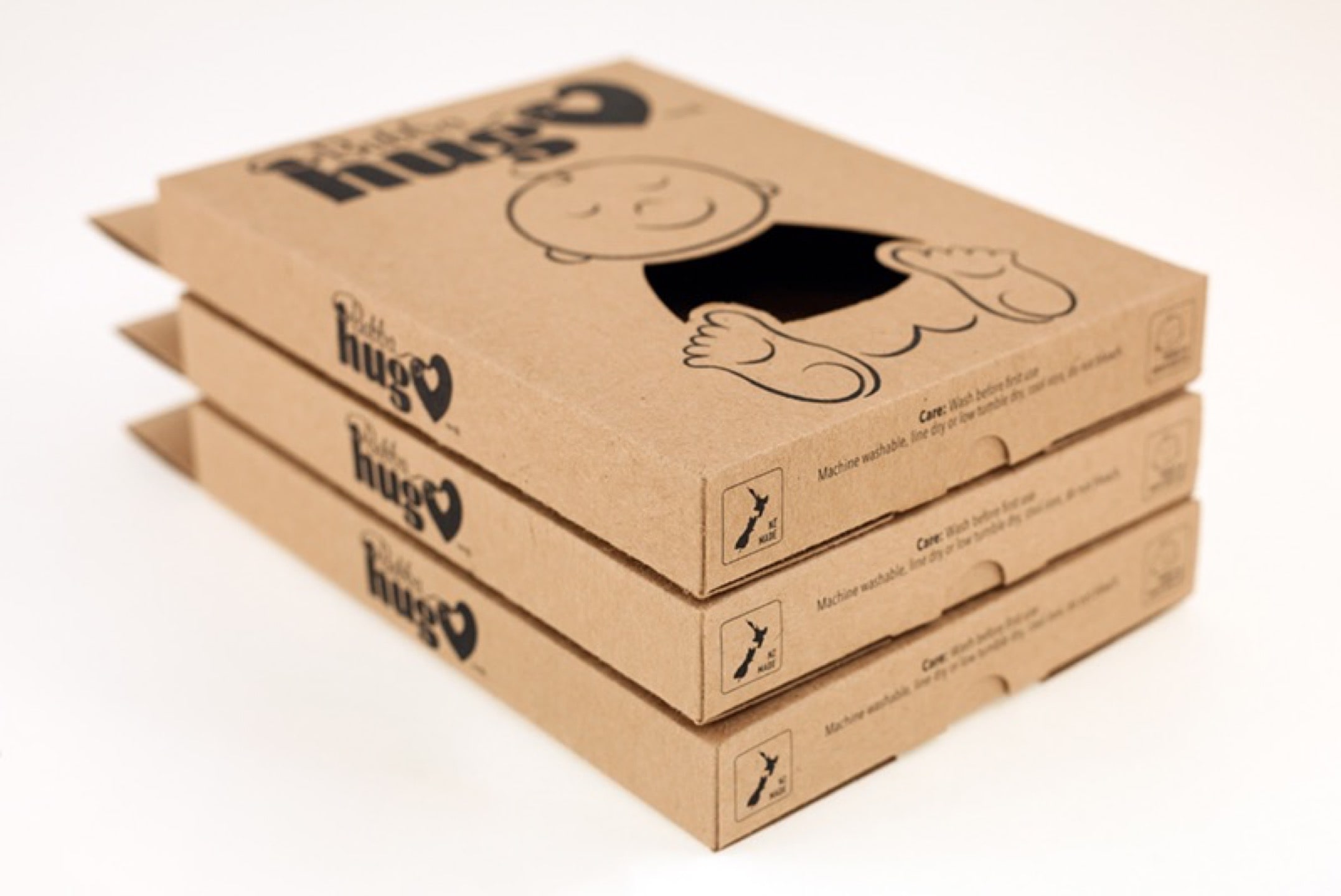 Bubba Hug baby wrap carton print Bubba Hug baby wrap carton print