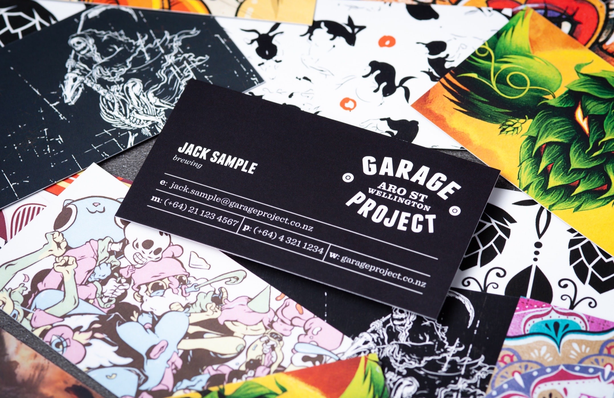 Garage Project Business Cards: The Art of Craft