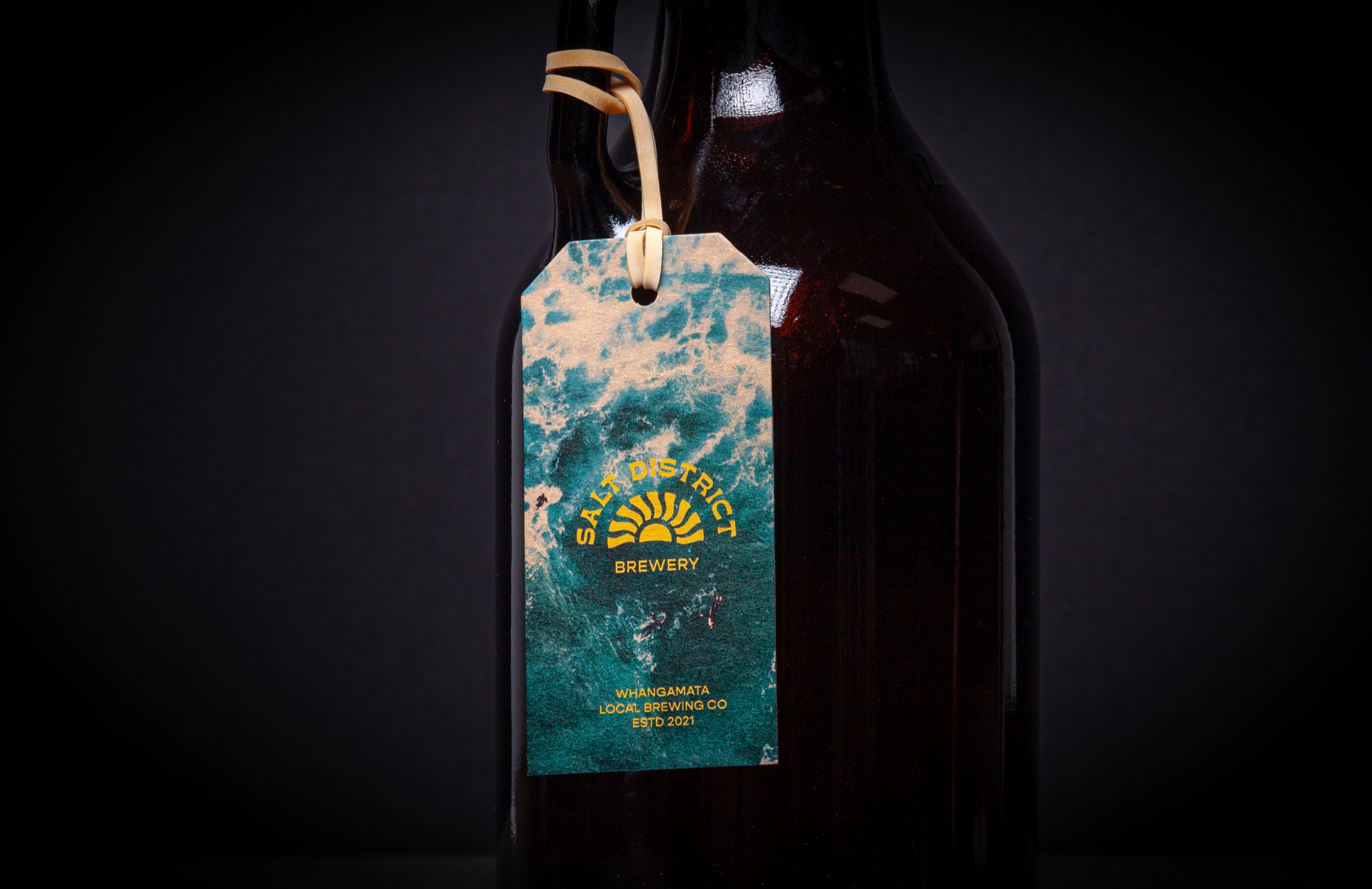 Crafting Quality: Salt District Brewing's Growler Hang Tags