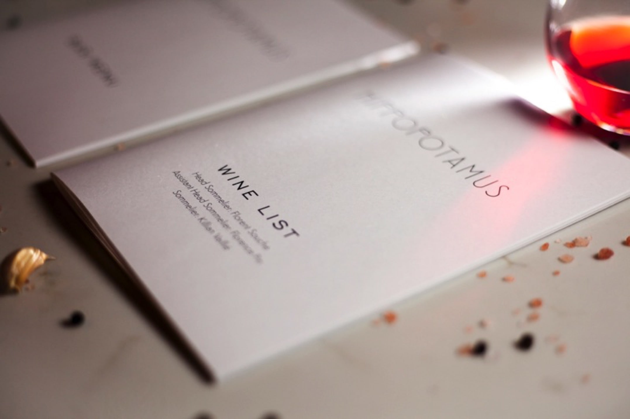Printing the wine & bar menus for Hippopotamus Printing the wine & bar menus for Hippopotamus
