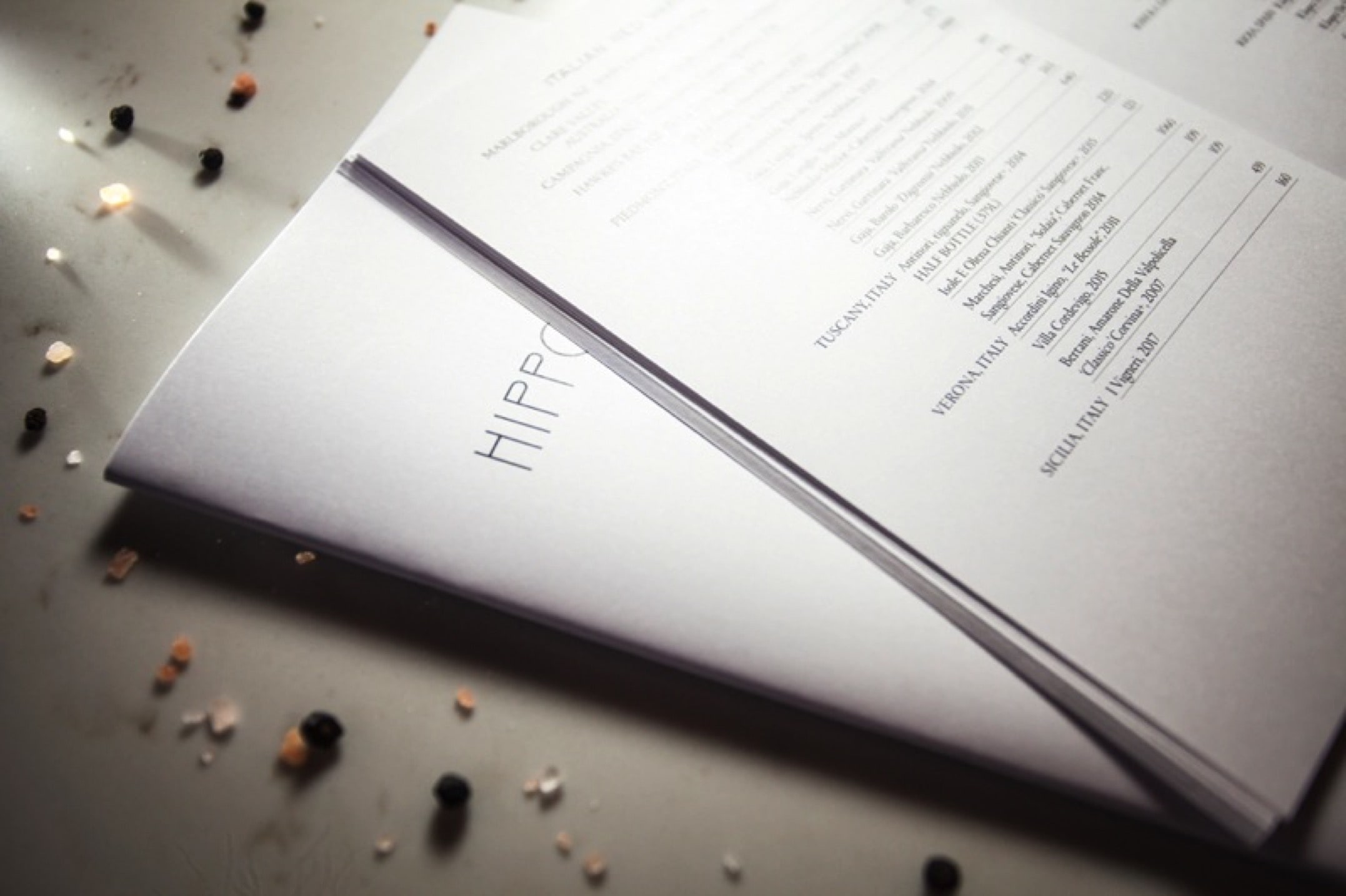 Printing the wine & bar menus for Hippopotamus Printing the wine & bar menus for Hippopotamus
