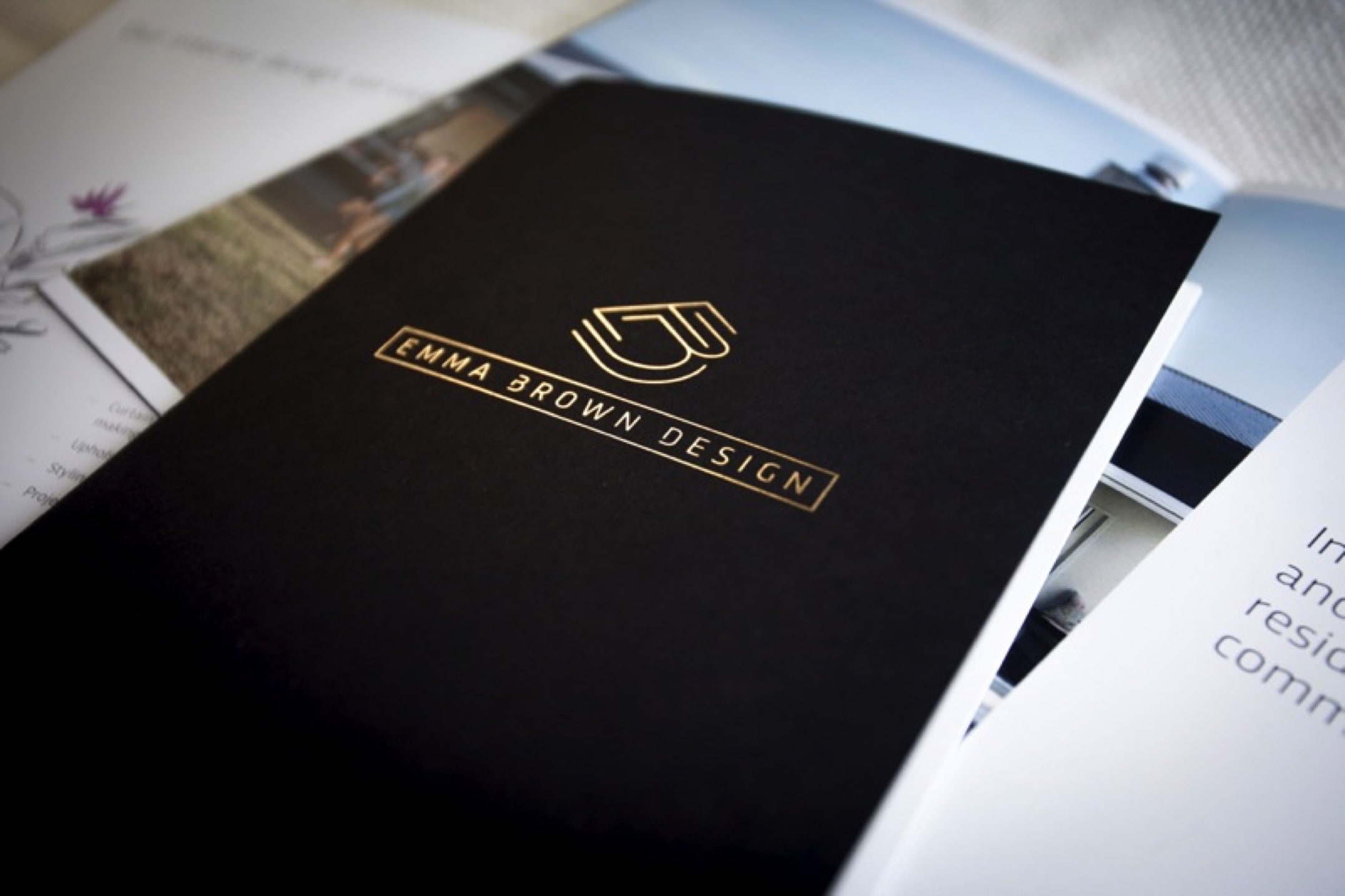 Printing promotional booklets for Emma Brown Design Printing promotional booklets for Emma Brown Design