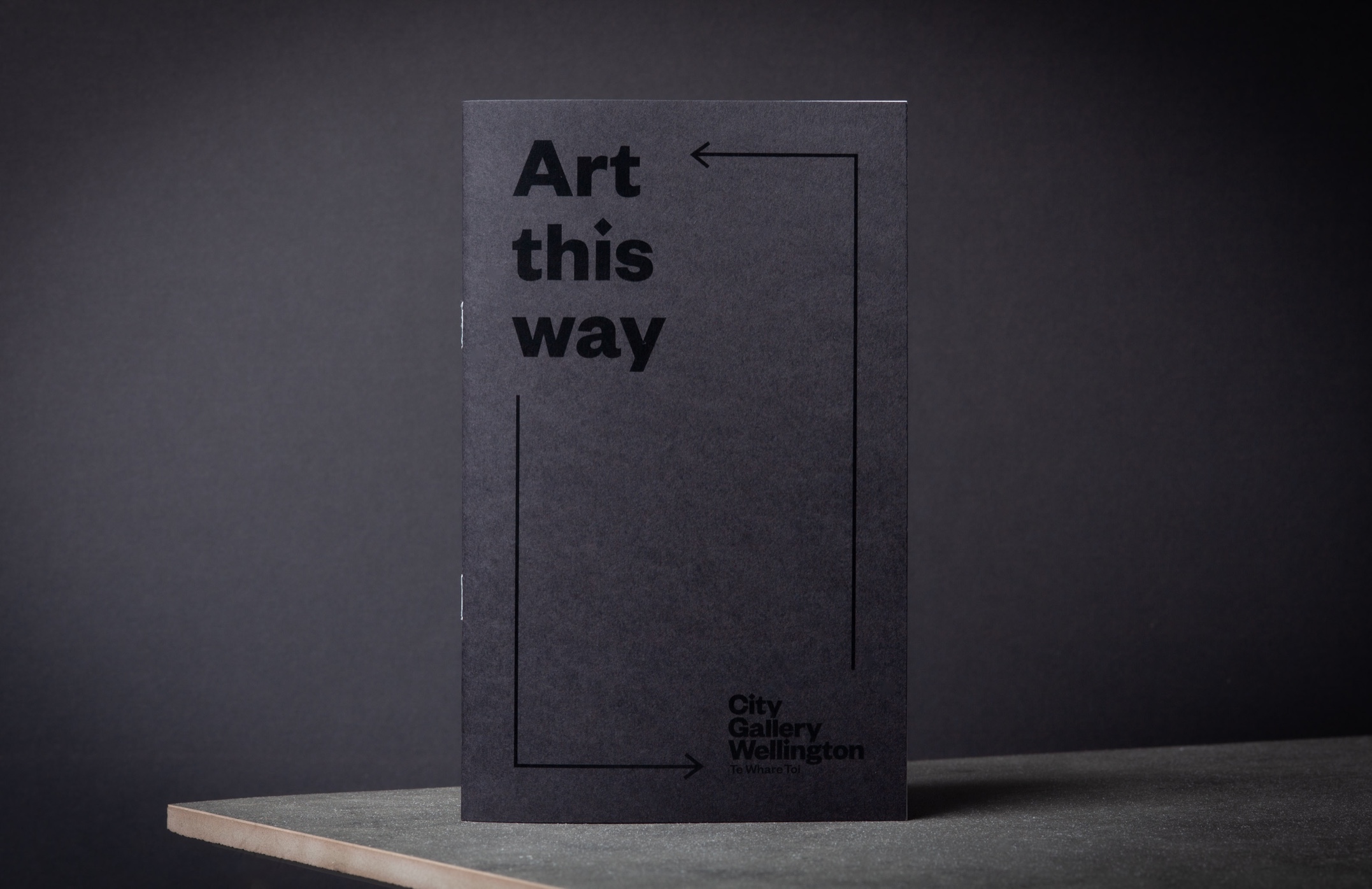 Subtle Impact: Black-on-Black Notebooks for City Gallery Wellington Subtle Impact: Black-on-Black Notebooks for City Gallery Wellington