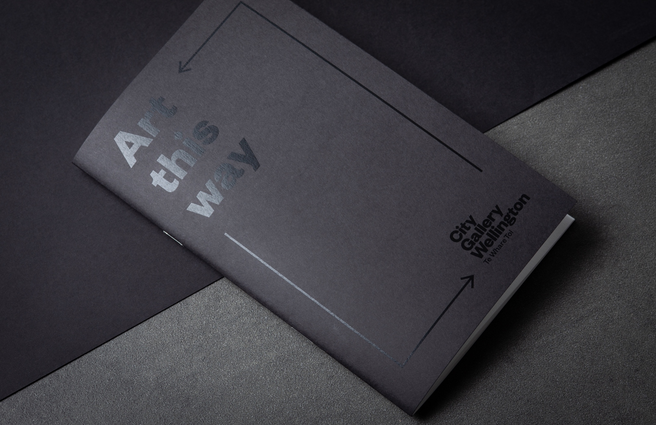 Subtle Impact: Black-on-Black Notebooks for City Gallery Wellington Subtle Impact: Black-on-Black Notebooks for City Gallery Wellington