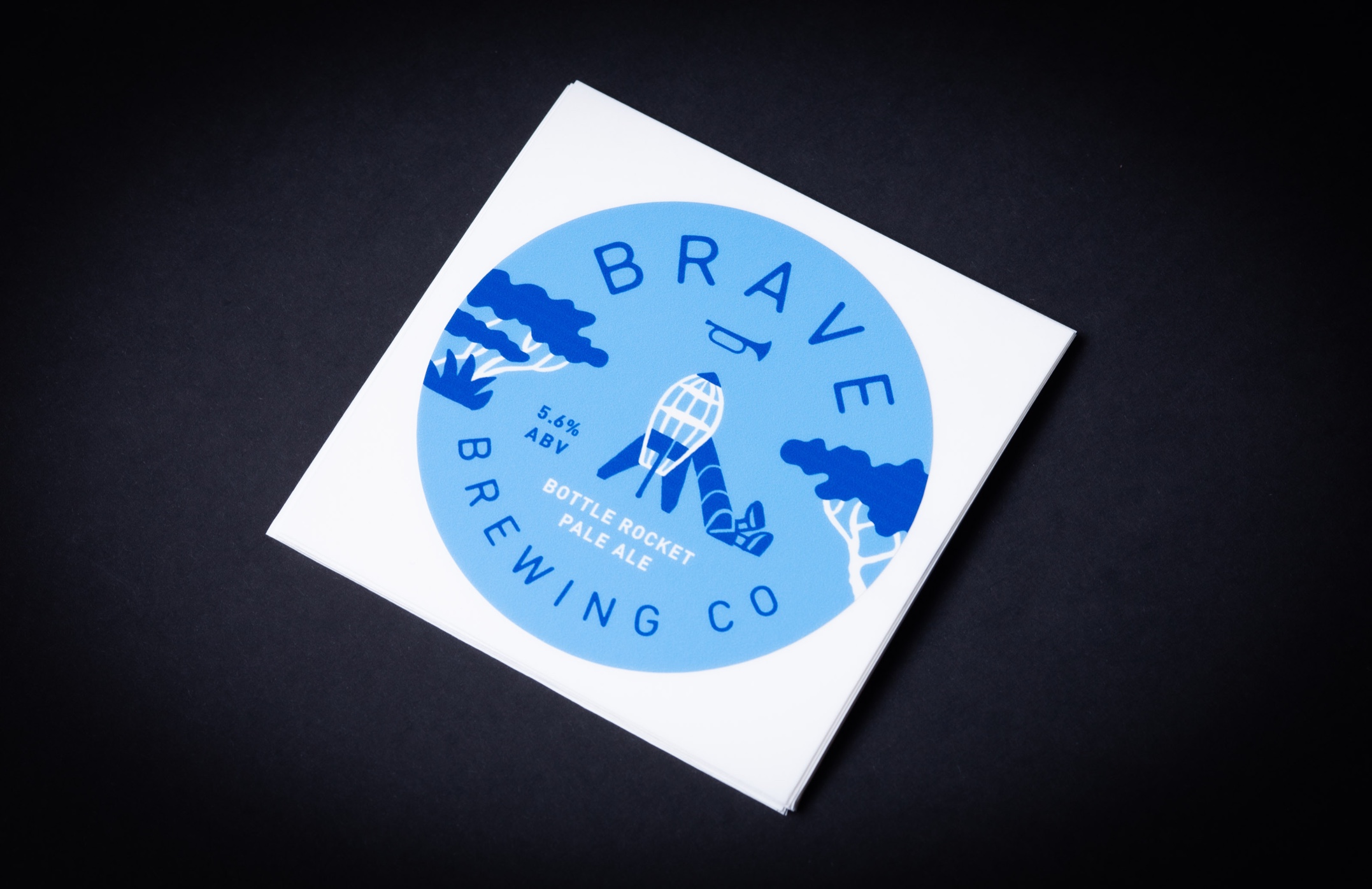 Backlit Brewery Tap Badges printed on translucent self-adhesive vinyl for Brave Brewing Co. Printed in Wellington by Colourcraft. Backlit Brewery Tap Badges printed on translucent self-adhesive vinyl for Brave Brewing Co. Printed in Wellington by Colourcraft.
