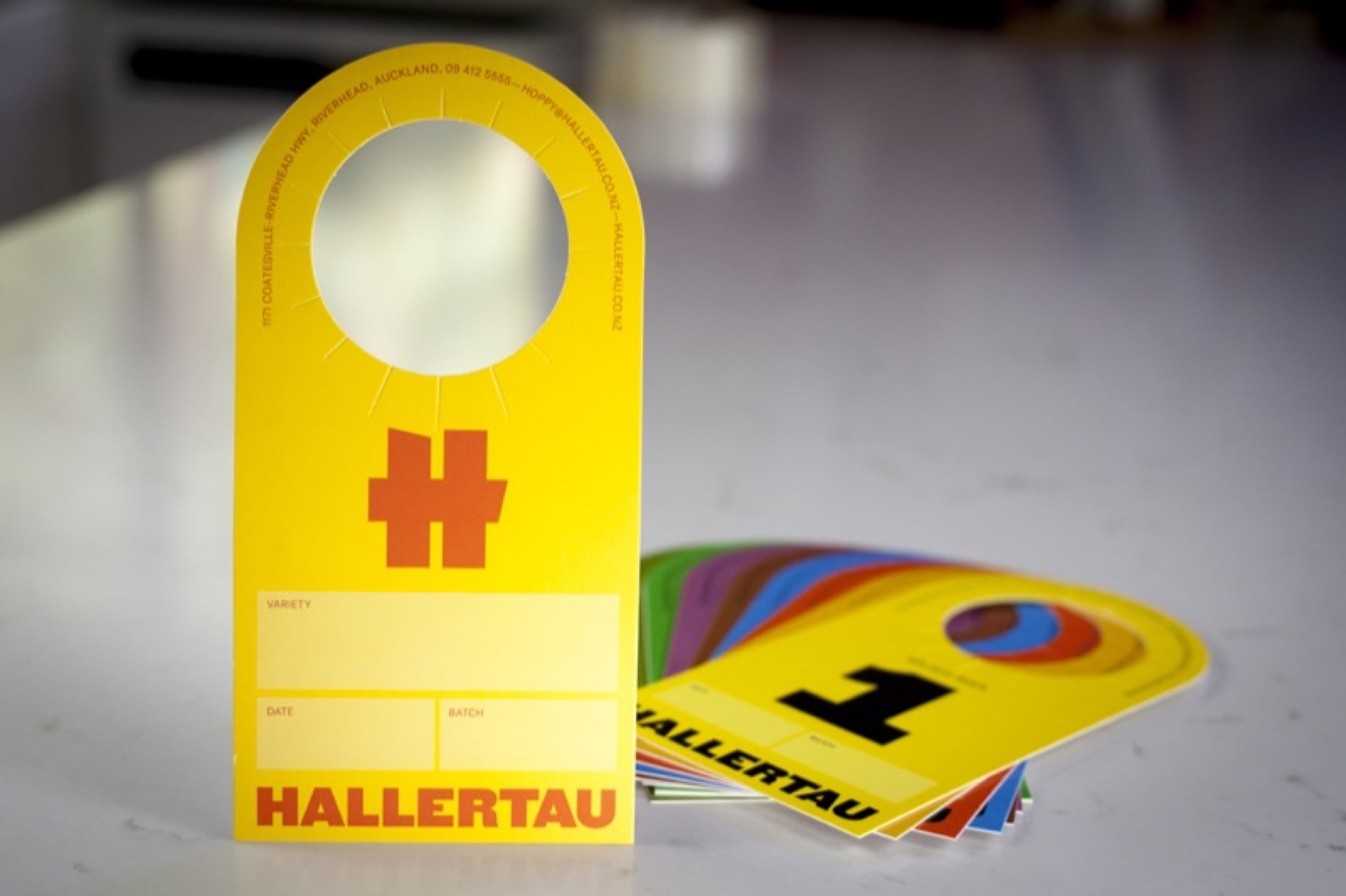 Printing Hallertau’s Keg Collars Printing Hallertau’s Keg Collars