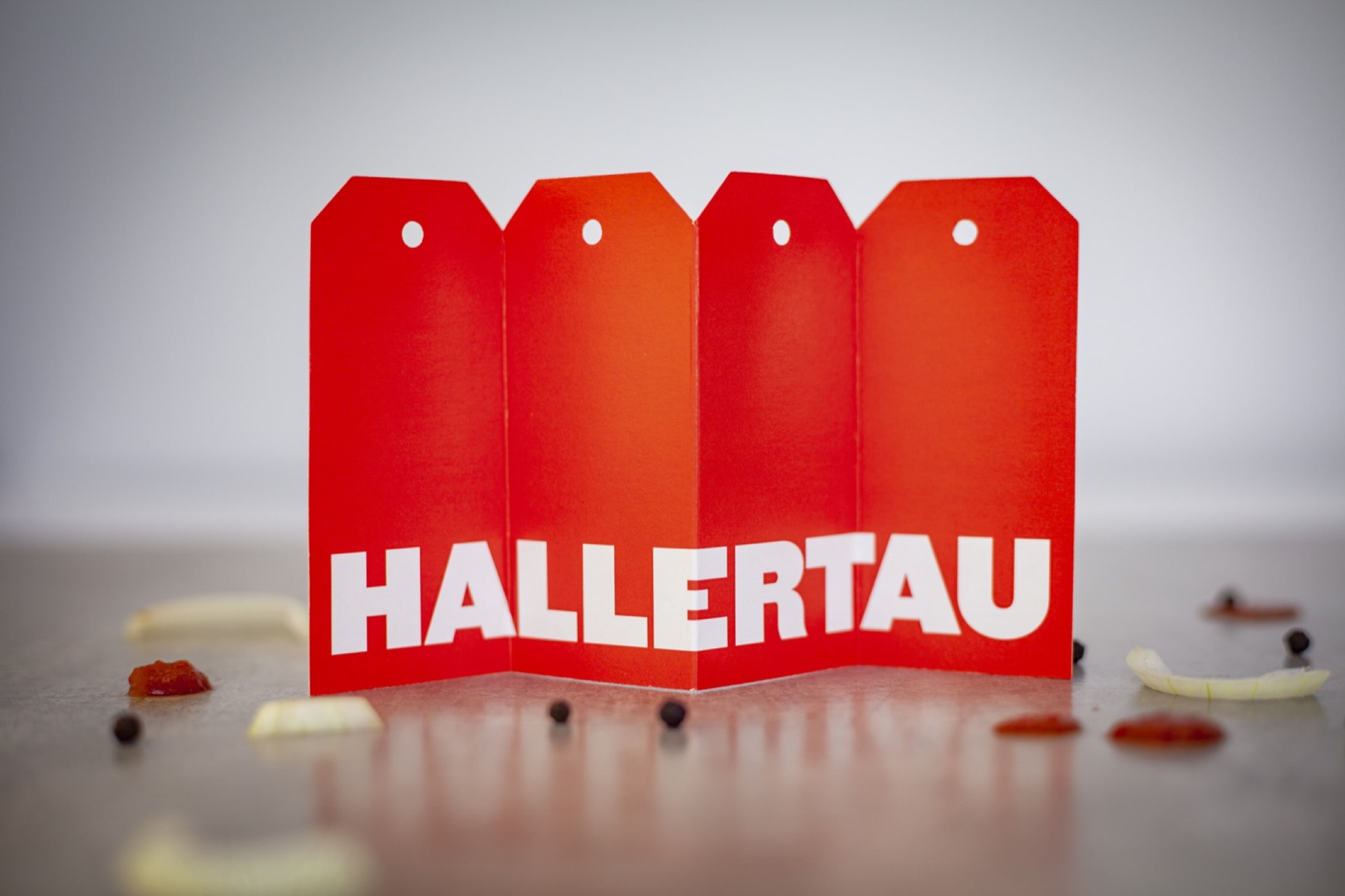 Printing a folding hang tag for Hallertau Printing a folding hang tag for Hallertau