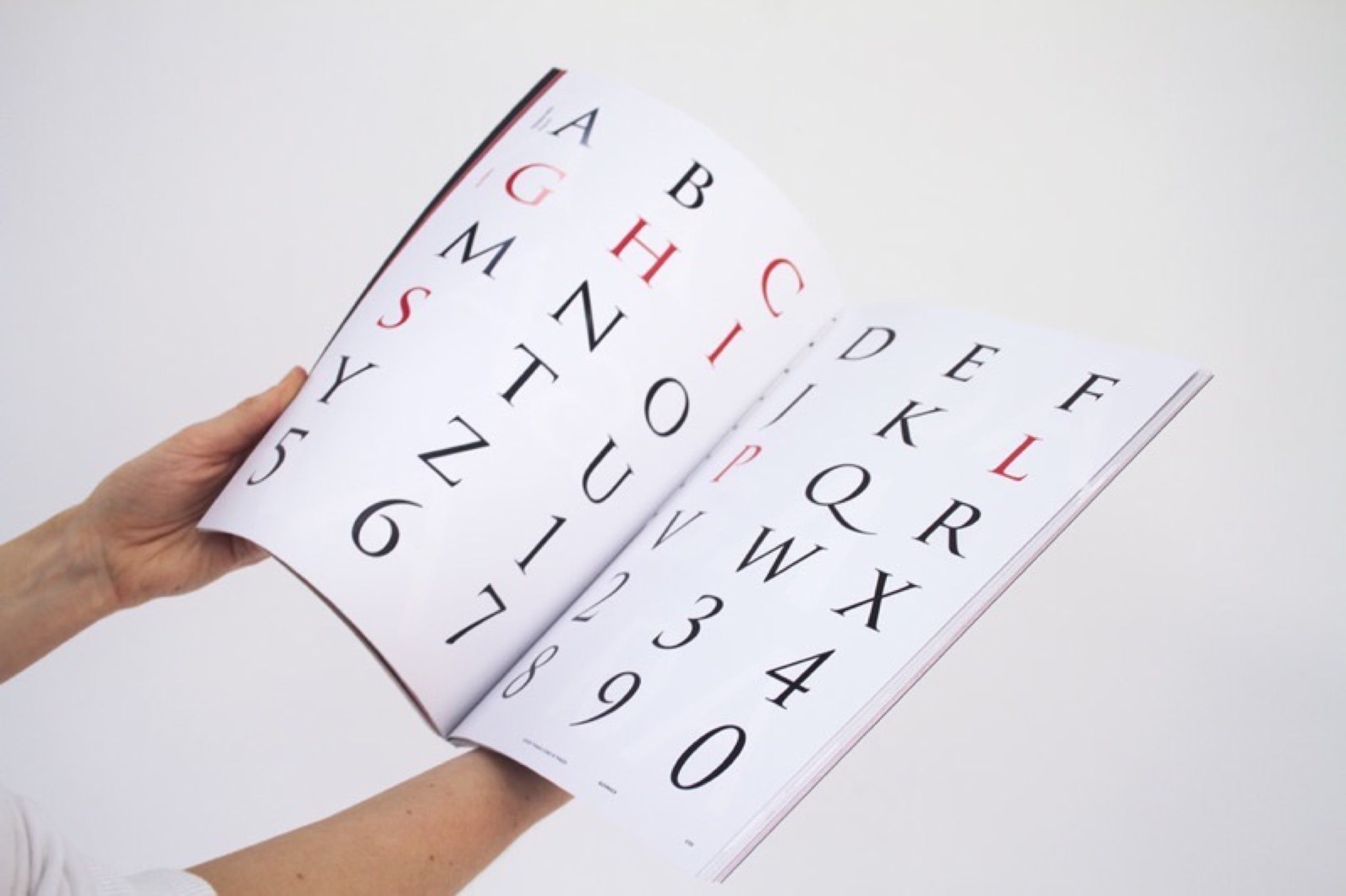 Printing a typography document Printing a typography document