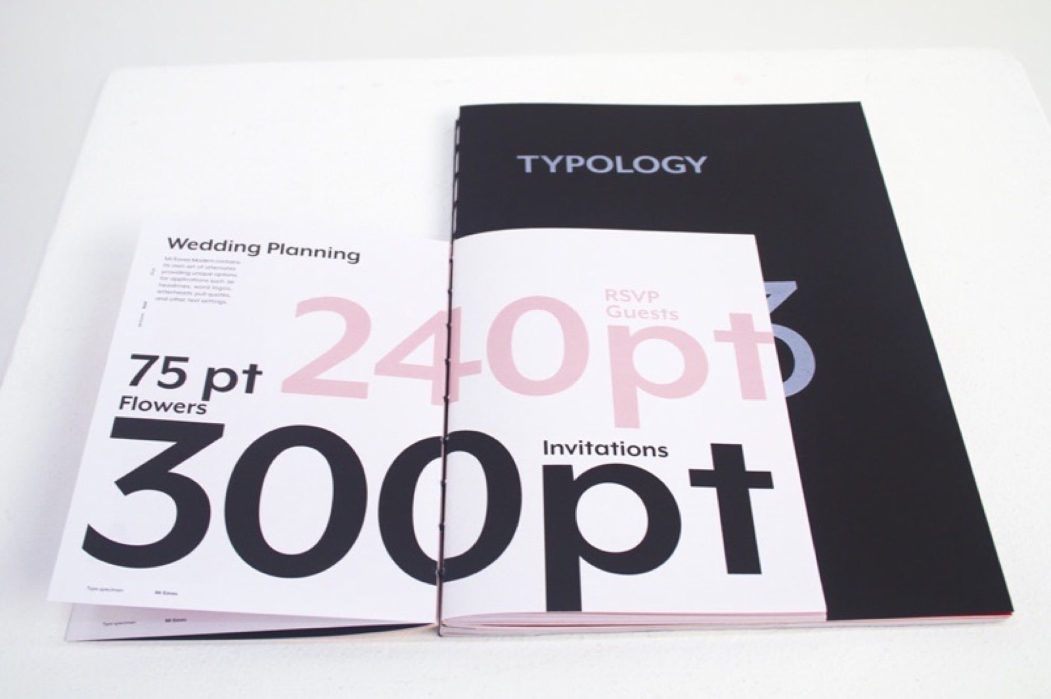 Printing a typography document Printing a typography document