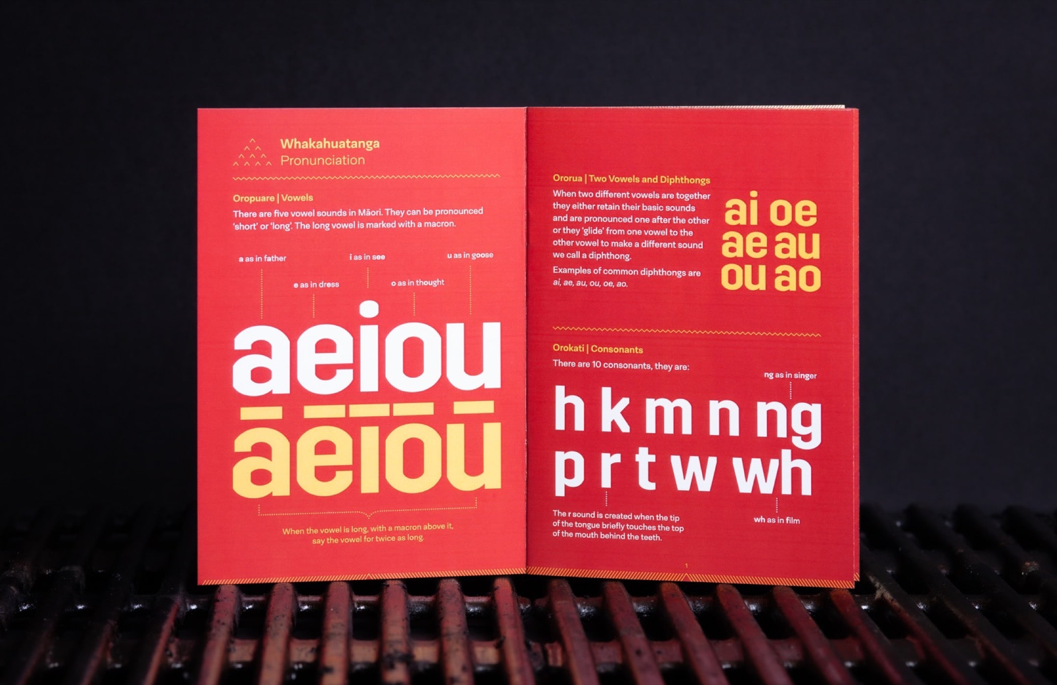 Printed A6 booklets to help people confidently speak Te Reo Māori at their next summer gathering! 
