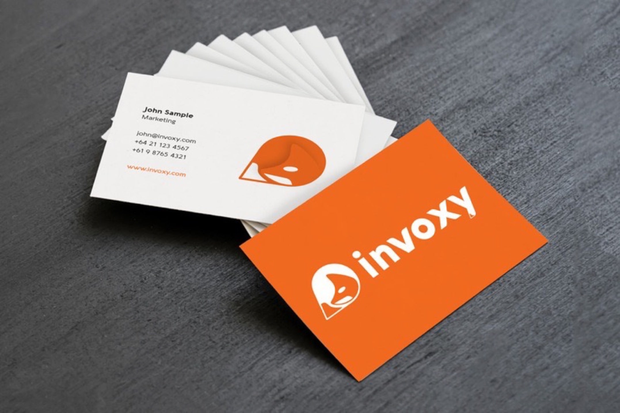 Business Cards for Invoxy Business Cards for Invoxy