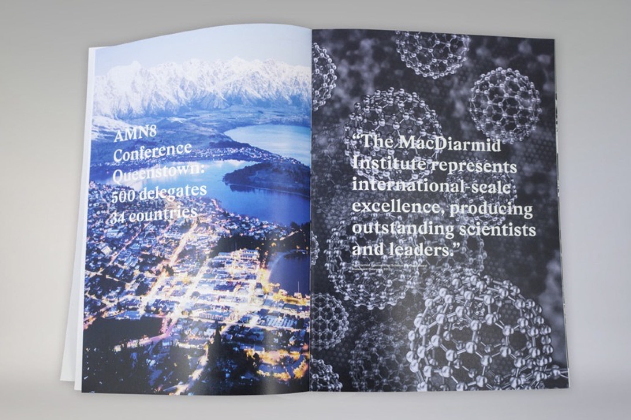 Printing annual reports for the MacDiarmid Institute Printing annual reports for the MacDiarmid Institute