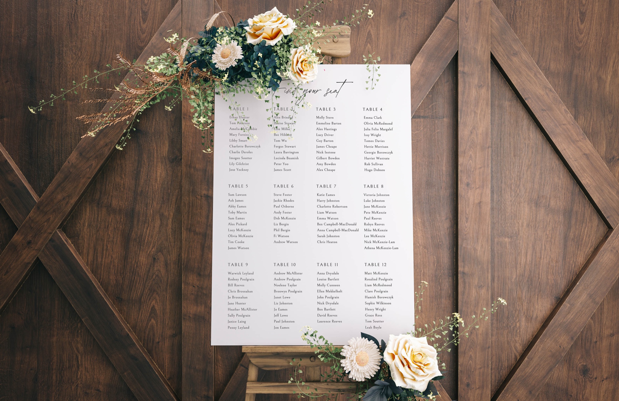 Custom wedding panels: Printed with thought and care Custom wedding panels: Printed with thought and care