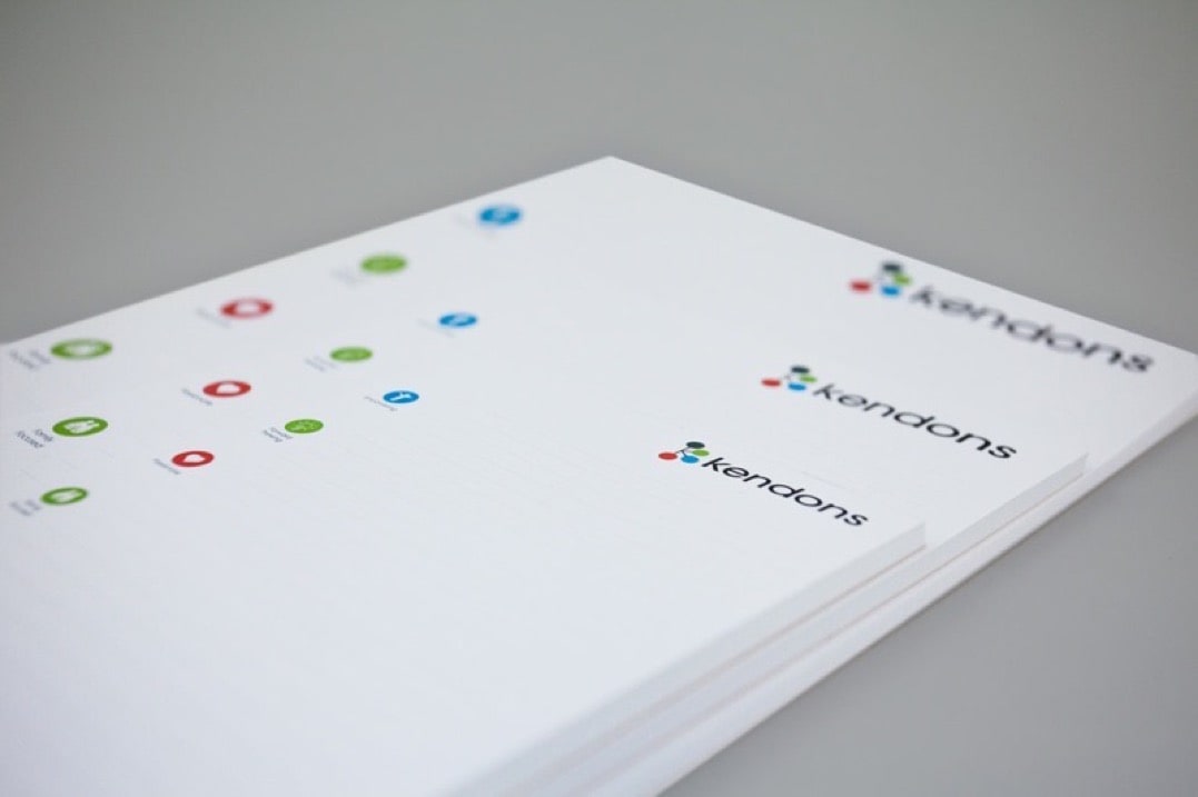 Printing Kendons Corporate Stationery