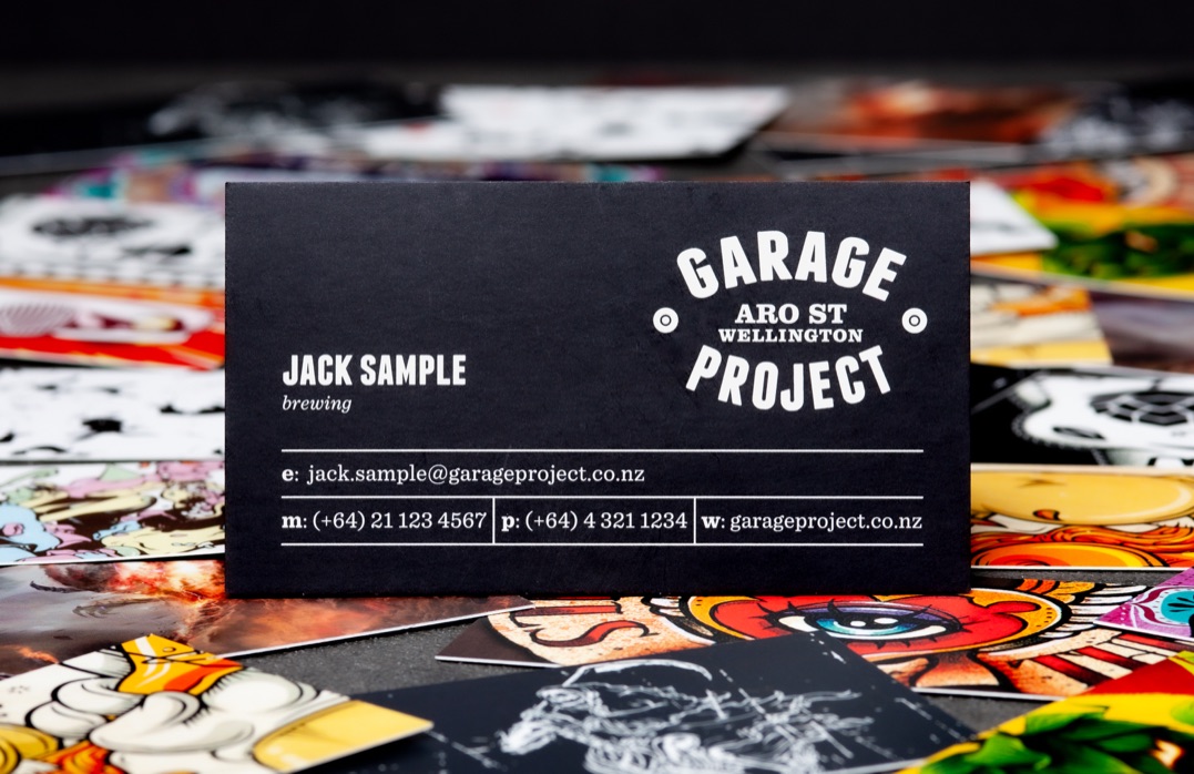 Garage Project Business Cards: The Art of Craft