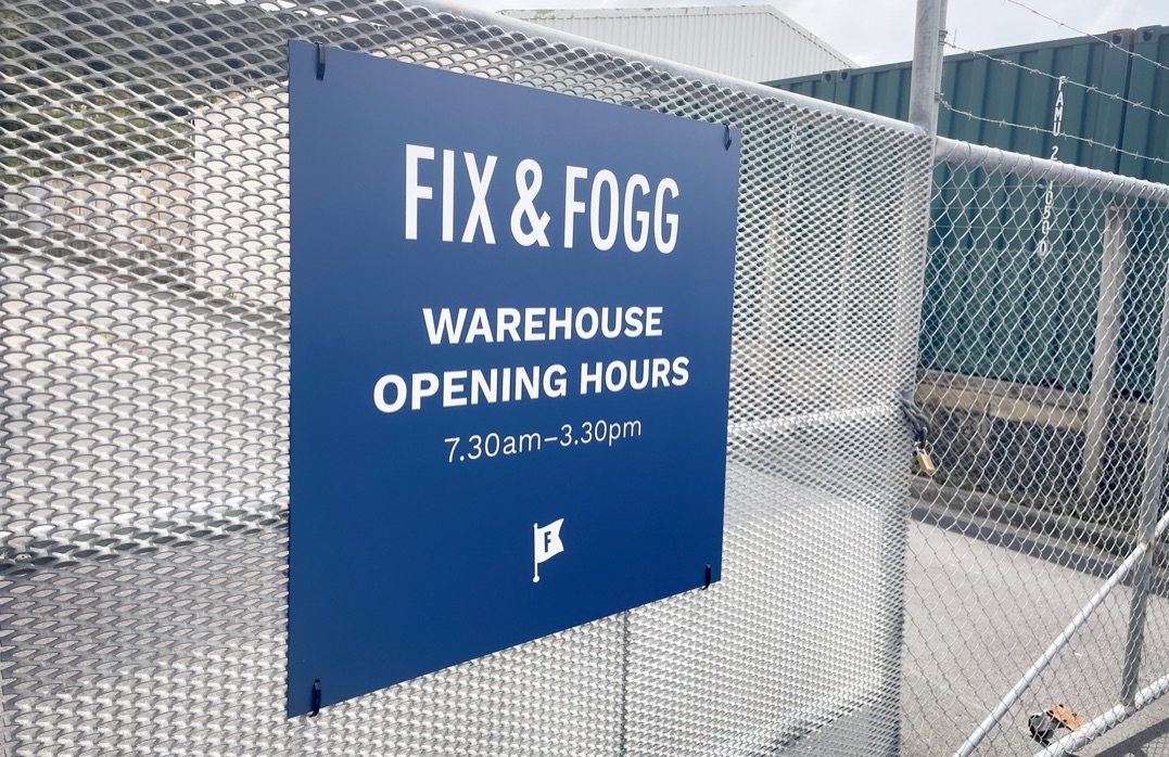 Fix & Fogg's Outdoor Signage Panels: Built to Last, Designed to Impress