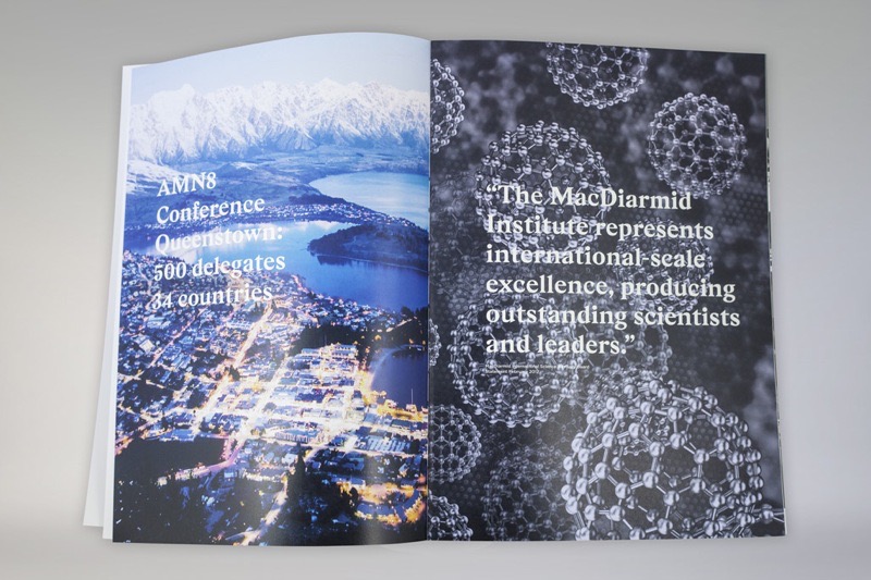 Printing annual reports for the MacDiarmid Institute 