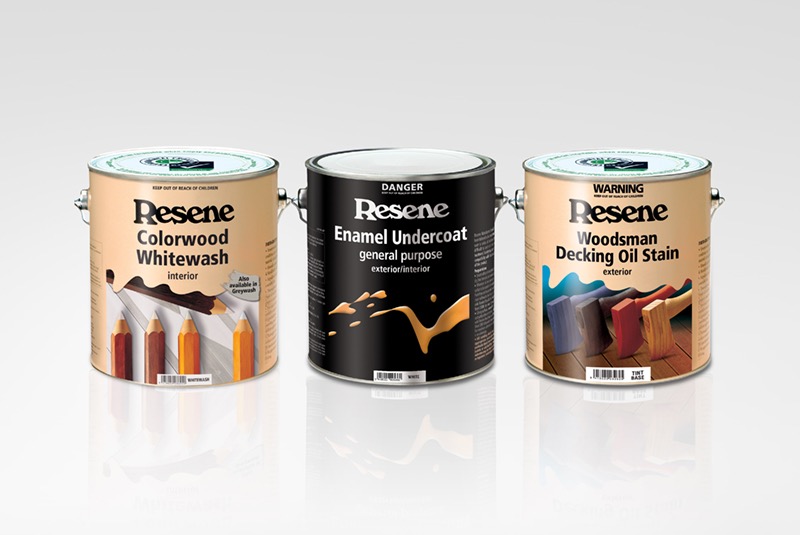 Resene paint cans samples